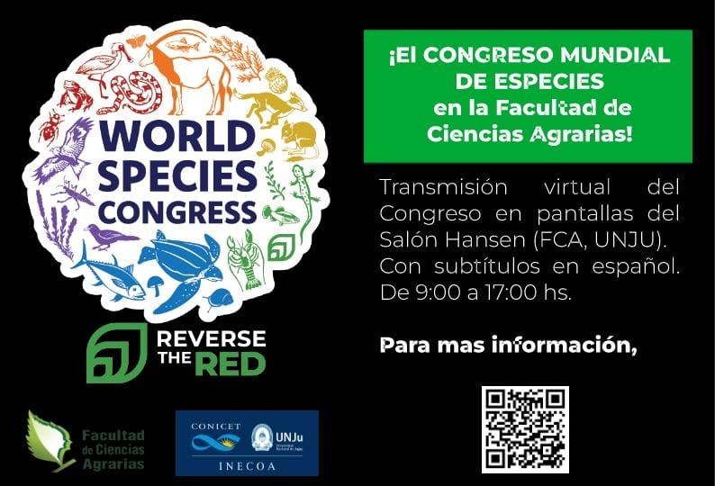 Desarrollarán el Congreso Mundial de Especies en la Facultad de Ciencias Agrarias de la UNJu
