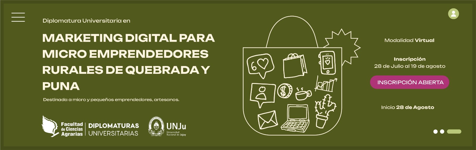 DIPLOMATURA EN MARKETING DIGITAL PARA MICRO EMPRENDEDORES RURALES DE QUEBRADA Y PUNA