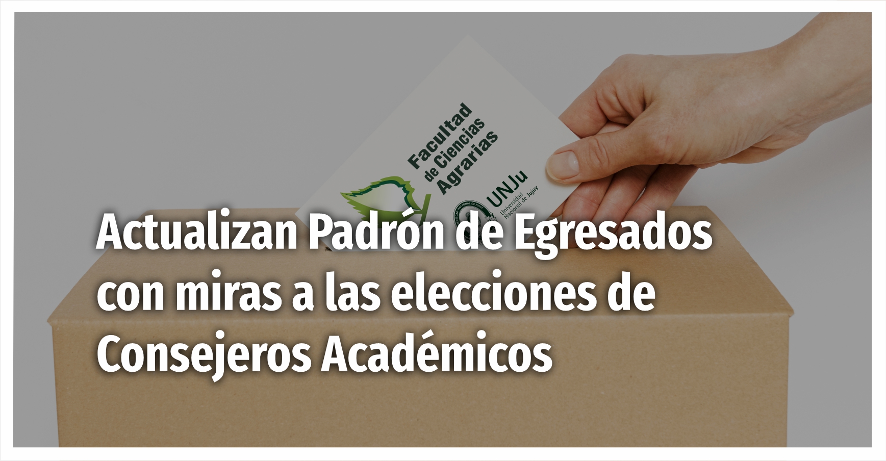 Actualizan Padrón de Egresados con miras a las elecciones de Consejeros Académicos